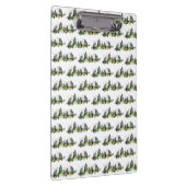 African Gray Parrot Party Clipboard Klemmbrett (Rechts)