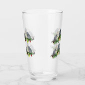 African Gray Parrot Party Glass Tumbler (Rechts)