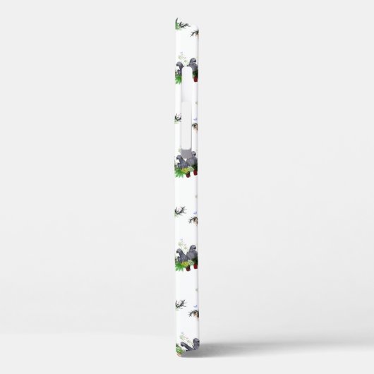 African Gray Parrot Party iPhone 12 Fall Case-Mate iPhone Hülle (Rückseite / Links)