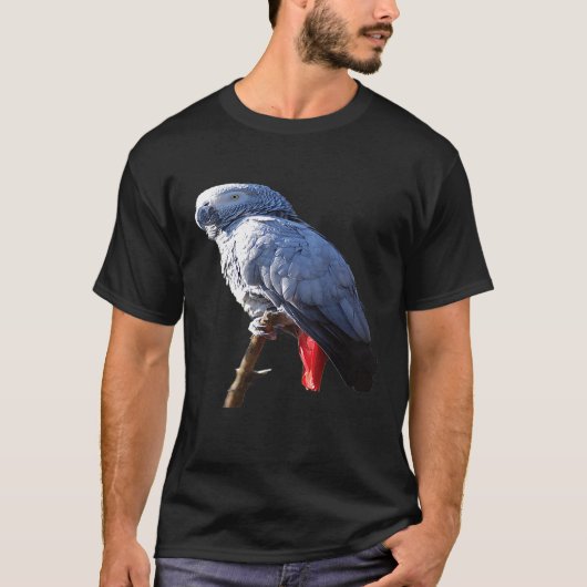 African Gray Parrot Premium T - Shirt (Vorderseite)