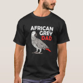 African Gray Parrot Vater Congo Bird Pater Premium T-Shirt (Vorderseite)