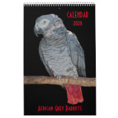 African Gray Parrots Calendar Kalender (Titelbild)