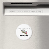 African Gray Parrots Rock Magnet (In Situ (Geschirrspüler))