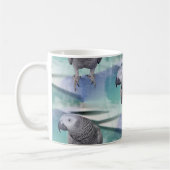 African Gray Pool Party Kaffeetasse (Links)