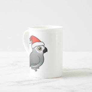 African Gray Santa Porzellantasse