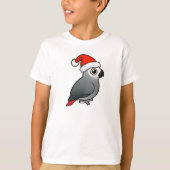 African Gray Santa T-Shirt (Vorderseite)