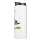 African Great Blue Turaco Bird Thermal Tumbler Thermosbecher (Nach rechts gedreht)