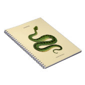African Green Snake  Notizblock (Rechte Seite)