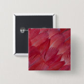 African Grey Parrot Feather Design Button (Vorne & Hinten)