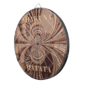 African Hakuna Matata Fraktal Art Print/Graphic Dartscheibe (Vorderseite rechts)