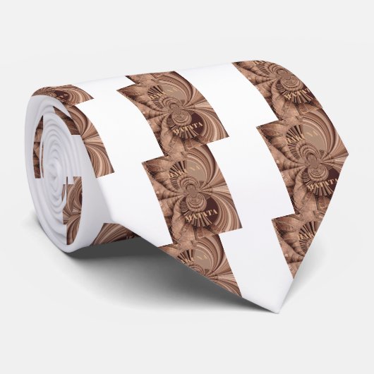 African Hakuna Matata Fraktal Art Print/Graphic Krawatte (Gerollt)