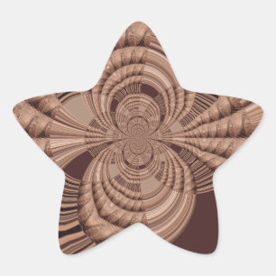 African Hakuna Matata Fraktal Art Print/Graphic Stern-Aufkleber