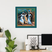 African Hebrew Women Dancing with Joy Canvas Print Poster (Heimbüro)