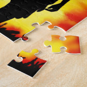 African Hunter with Spear Puzzle - Malerei (Seite)