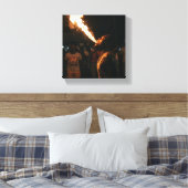 African inspired art leinwanddruck (Insitu (Schlafzimmer))