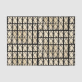 African Inspired Diamond Pattern Tissue Paper Seidenpapier (Vorderseite)