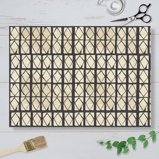 African Inspired Diamond Pattern Tissue Paper Seidenpapier