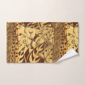 African Jungle Motif Print Badhandtuch Set (Handtuch)