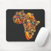 AFrican-Karte Mousepad (Mit Mouse)