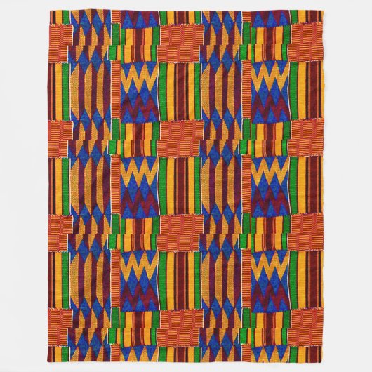 African Kenta Cloud Print Fleecedecke (Vorderseite)
