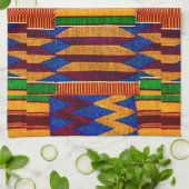 African Kenta Cloud Print Geschirrtuch (Gefaltet)