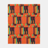 African Kente Cloud Print Fleecedecke (Vorderseite)