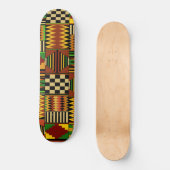 African Kente Design Skateboard (Vorderseite)