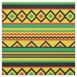 African Kente Geometric Bold Pattern Stoff