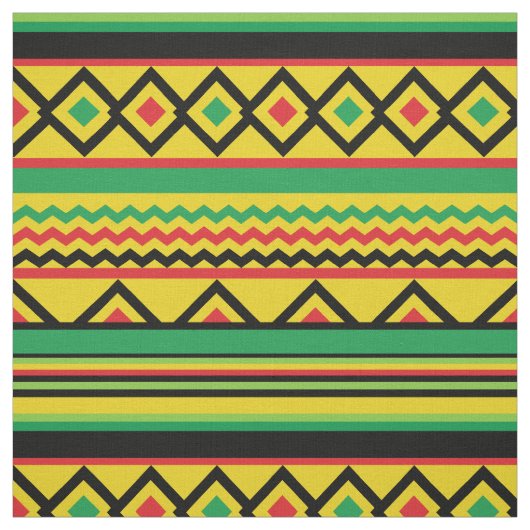 African Kente Geometric Bold Pattern Stoff (Muster)