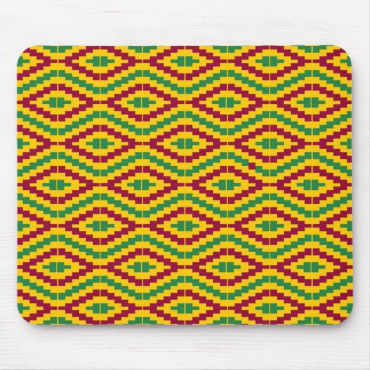 African Kente, Happy Kwanzaa Mousepad (Vorne)