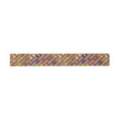 African Kente K45 Multicolor Invitation Bly Band (Flach)
