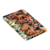 African Kids Christmas Photo Magnet (Rechte Seite)