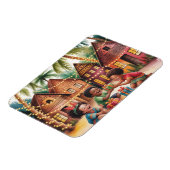 African Kids Christmas Photo Magnet (Linke Seite)