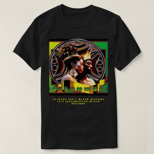 African King and Queen T-Shirt (Design vorne)