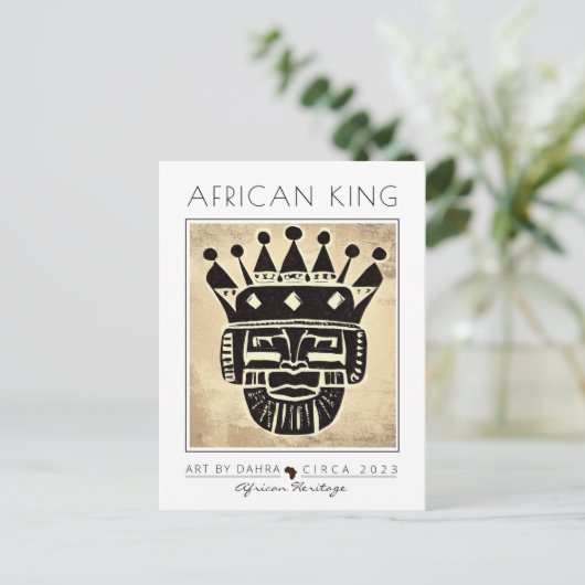 AFRICAN KING POSTKARTE (Stehend Vorderseite)