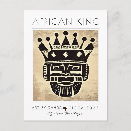 AFRICAN KING POSTKARTE (Vorderseite)