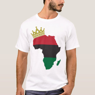 African King Queen African Flag T-Shirt