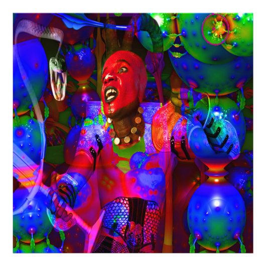 African Knight Fotodruck (Vorne)