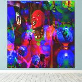 African Knight Leinwanddruck (Insitu (Holzboden))