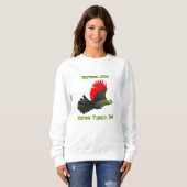 African Knysna Turaco Bird Sweatshirt (Vorne ganz)
