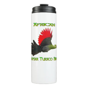 African Knysna Turaco Bird Thermal Tumbler Thermosbecher