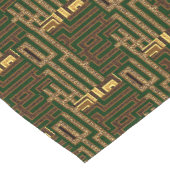 African Kuba Cloud Print Kurzer Tischläufer (Ecke)