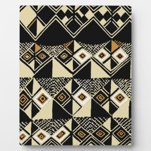 African Kuba Inspiriert Designs Fotoplatte