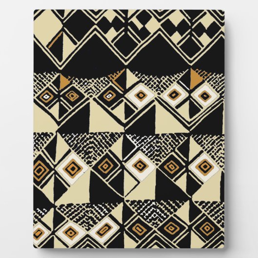 African Kuba Inspiriert Designs Fotoplatte (Vorderseite)