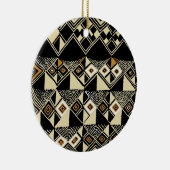 African Kuba Inspiriert Designs Keramikornament (Rechts)