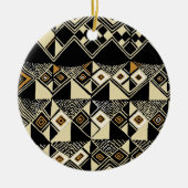 African Kuba Inspiriert Designs Keramikornament (Vorne)