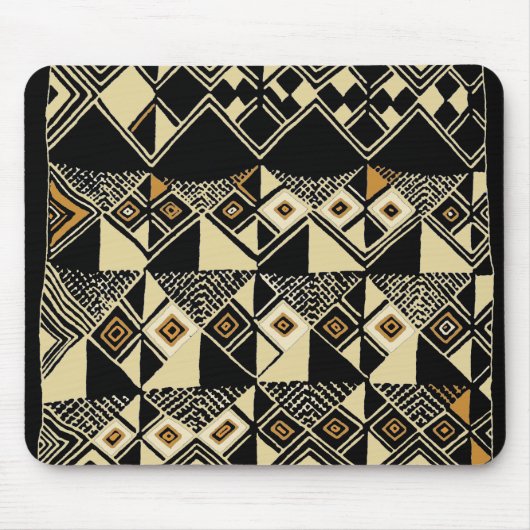 African Kuba Inspiriert Designs Mousepad (Vorne)