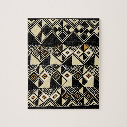 African Kuba Inspiriert Designs Puzzle (Vertikal)