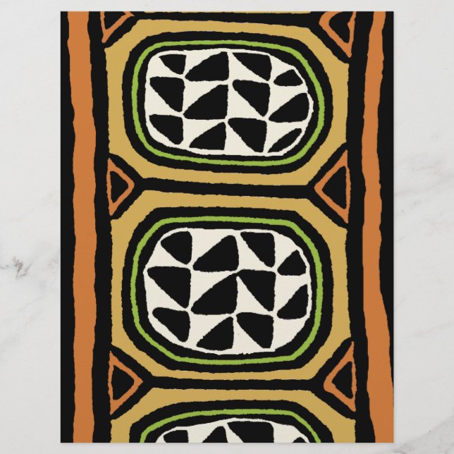 African Kuba Textile Design (Vorderseite)