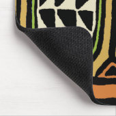 African Kuba Textile Design Mousepad (Ecke)